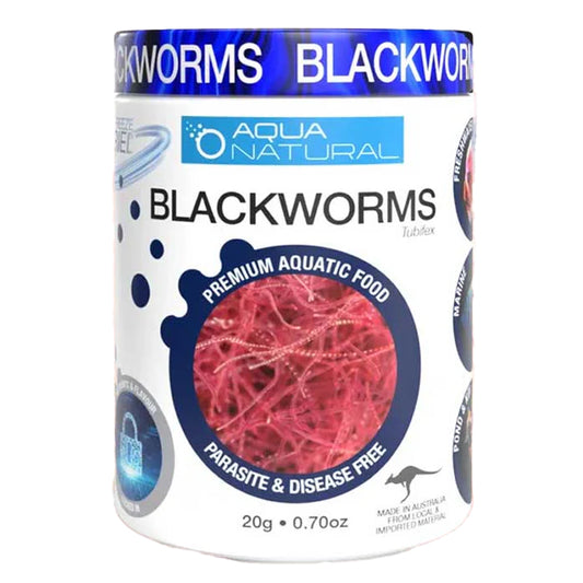 AQUA NATURAL BLACKWORMS FREEZE DRIED
