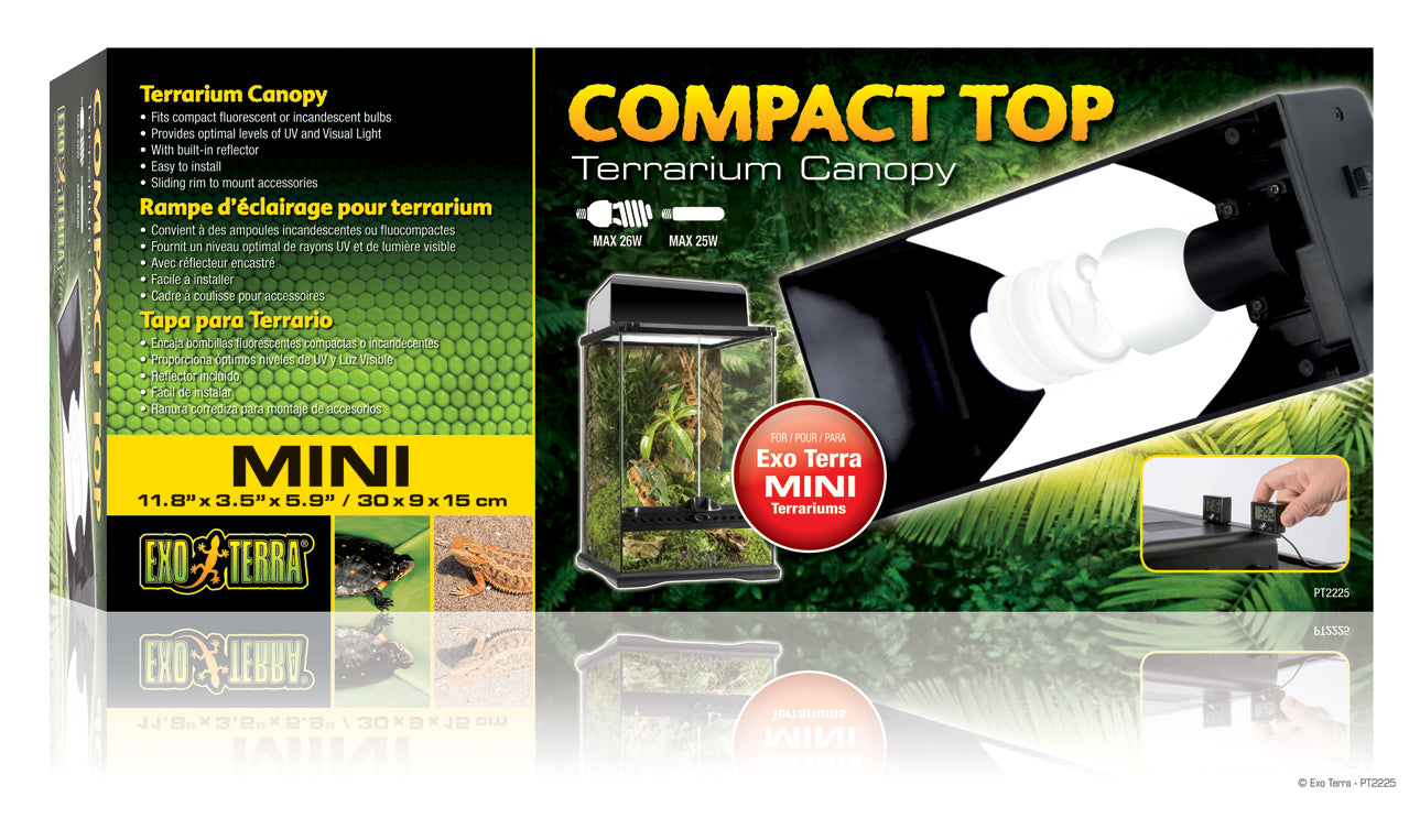Exo Terra Compact Top Canopy - Pick Up Only