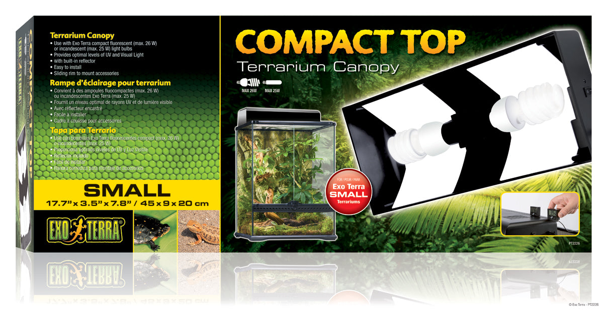 Exo Terra Compact Top Canopy - Pick Up Only