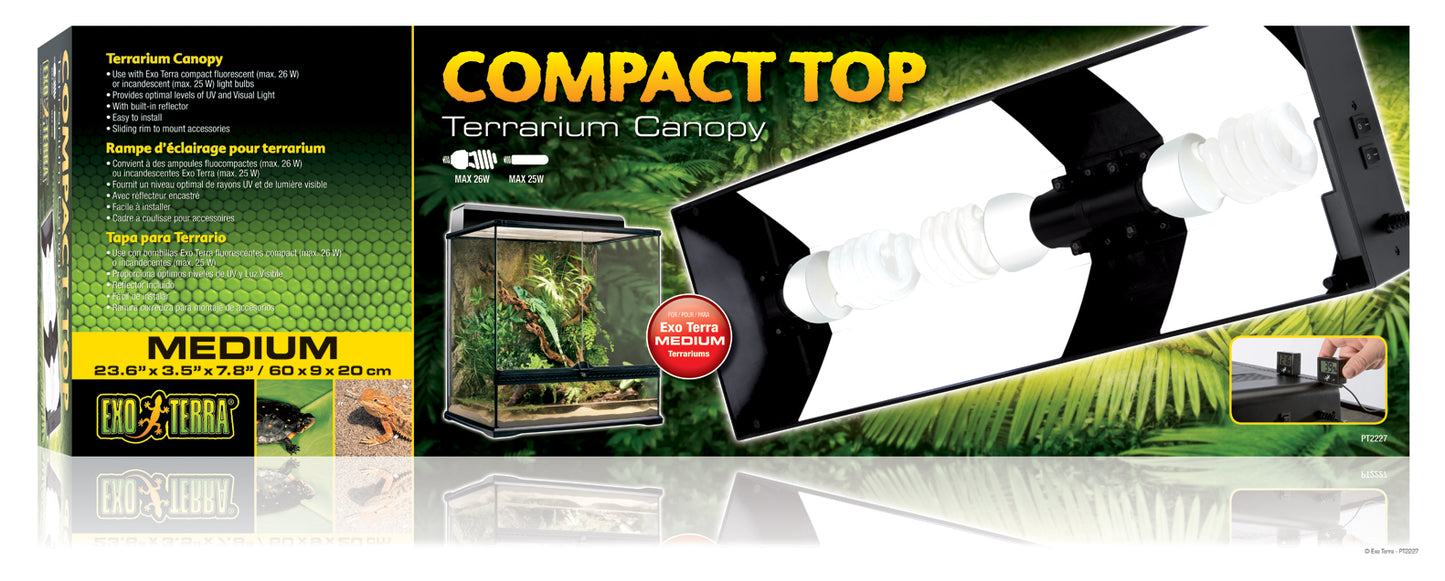 Exo Terra Compact Top Canopy - Pick Up Only