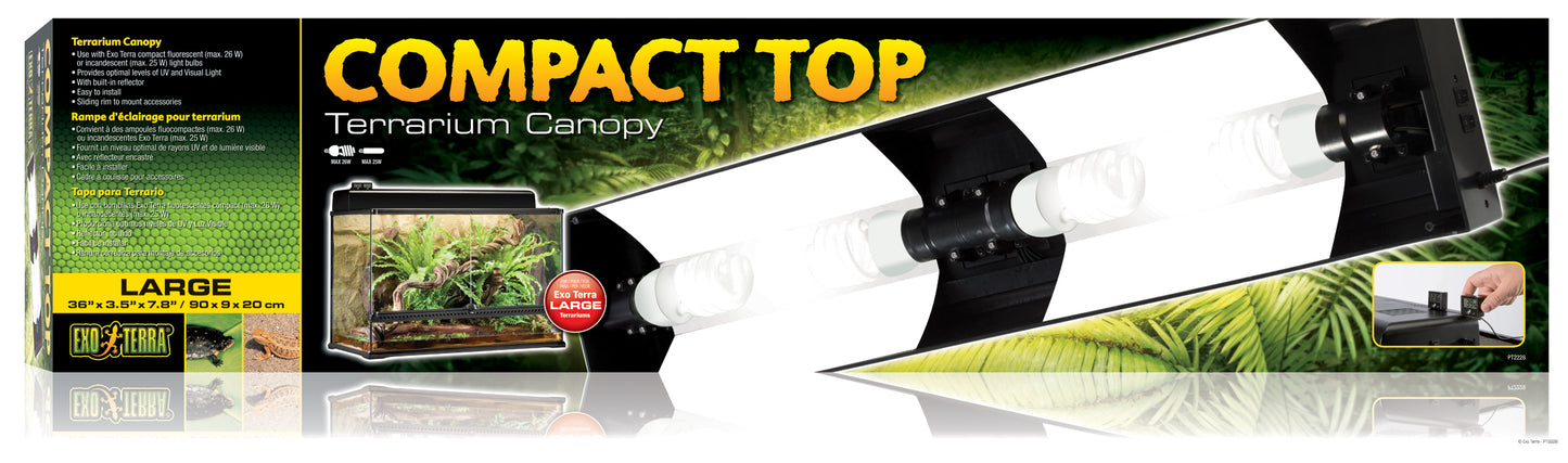 Exo Terra Compact Top Canopy - Pick Up Only
