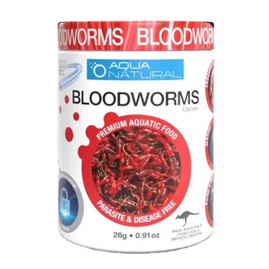 AQUA NATURAL BLOODWORMS FREEZE DRIED