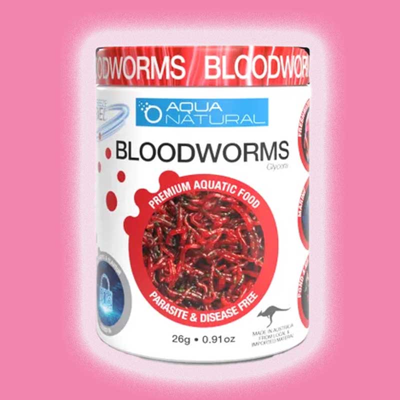 AQUA NATURAL BLOODWORMS FREEZE DRIED