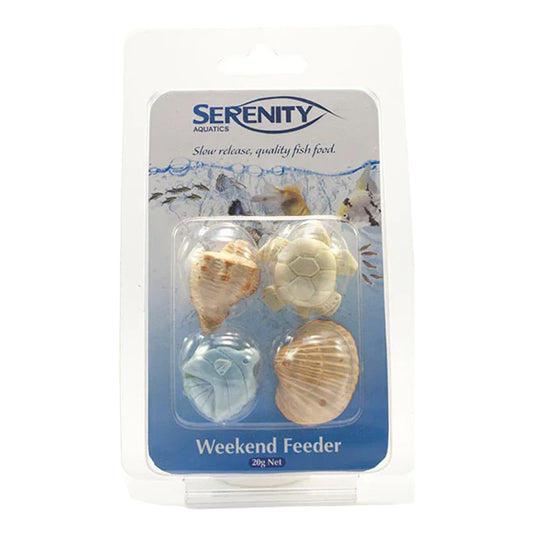 Serenity Tropical Weekend Feeder 4pack 20g