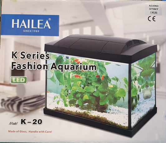 HAILEA K-20 Aquarium Black - Pick Up Only