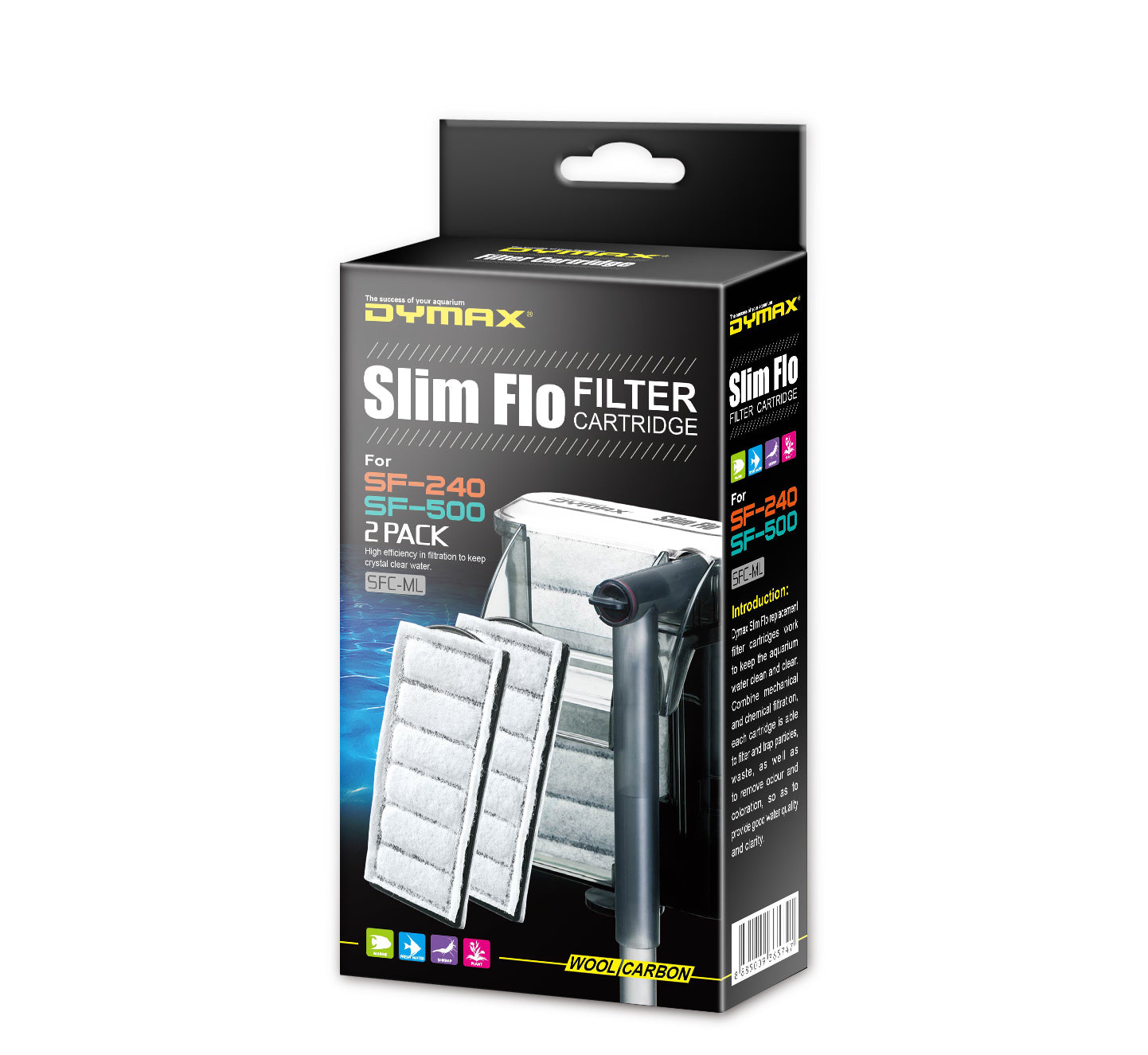 Dymax Slim Flo Filter Cartridge 2 pack (SF-240 & SF-500)