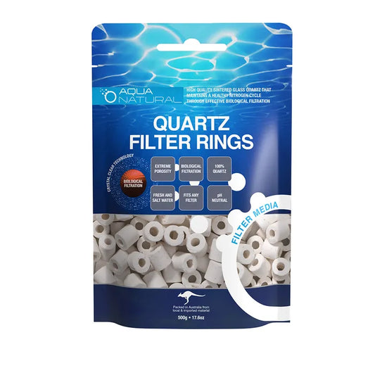 Quartz Filter Media Rings 500g