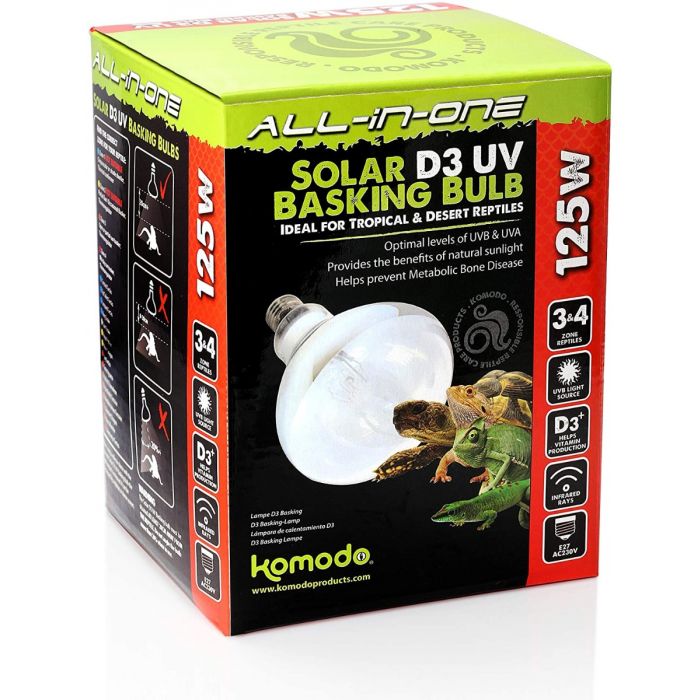 Komodo Solar D3 UV Basking Bulb